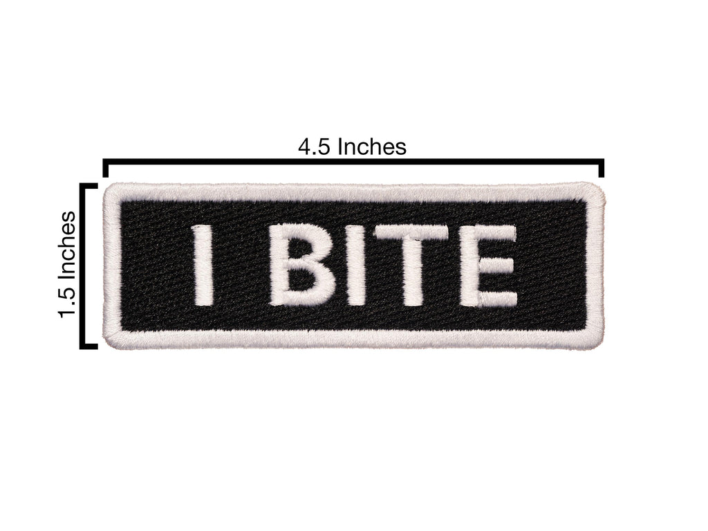 Stitch on Patch - I Bite