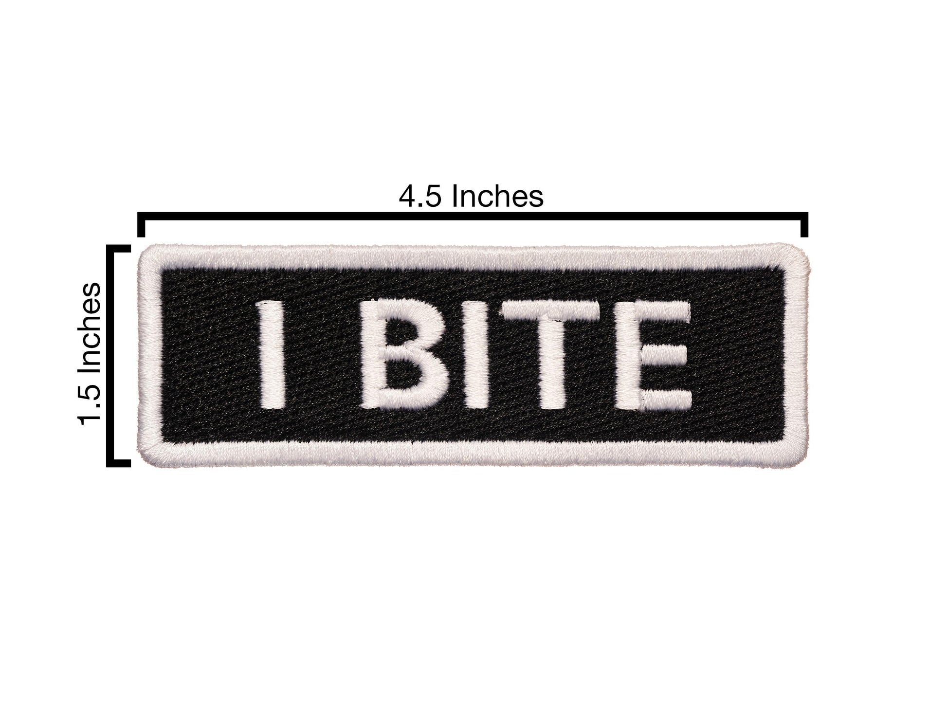 Stitch on Patch - I Bite