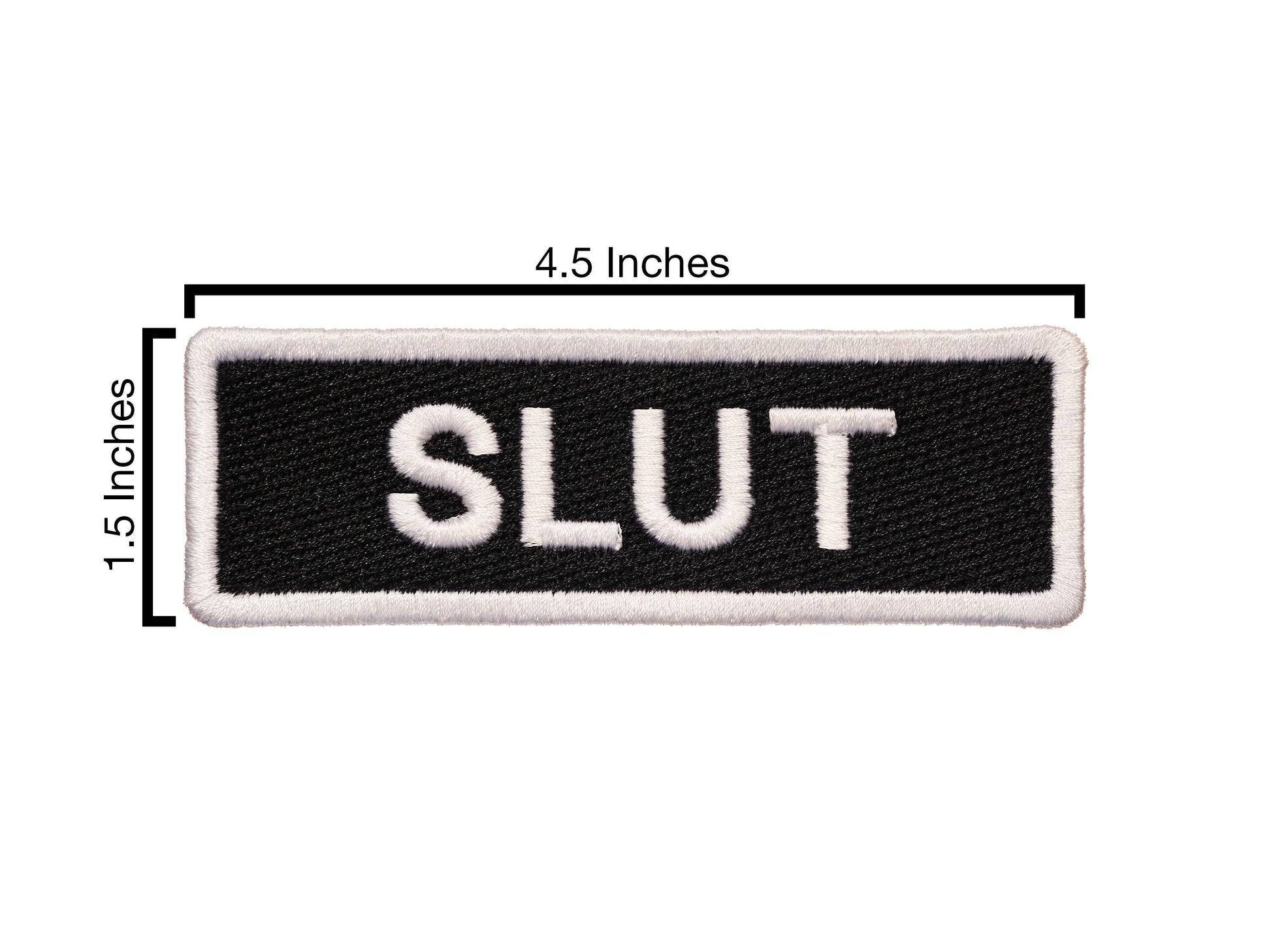Stitch on Patch - Slut