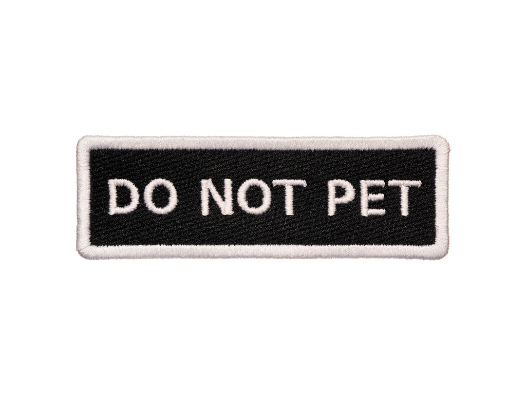 Stitch on Patch - Do Not Pet