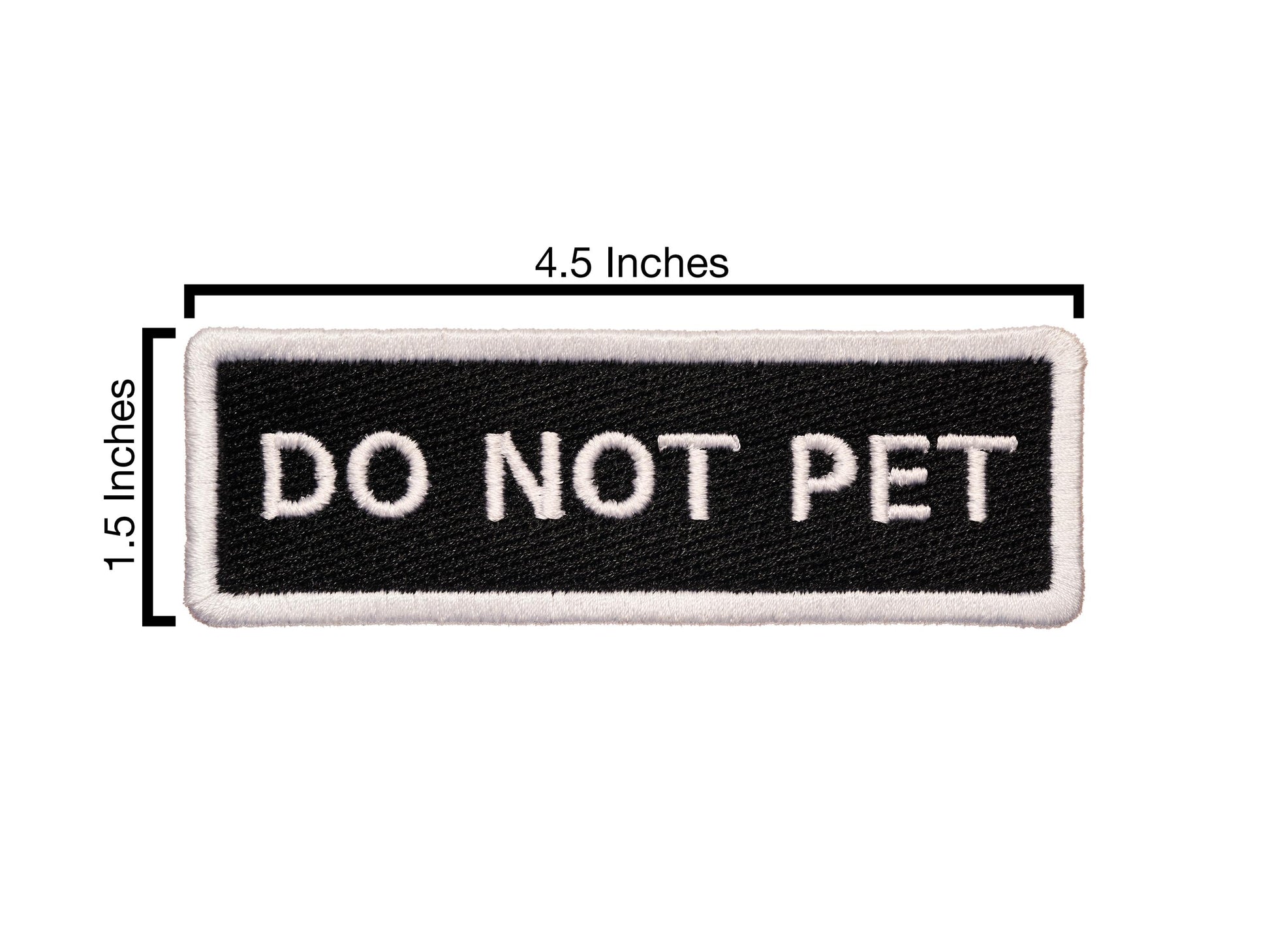 Stitch on Patch - Do Not Pet